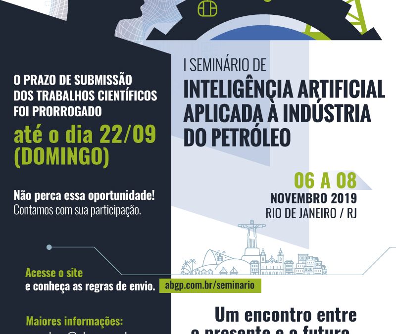 [Prazo prorrogado] – I Seminário de Inteligência Artificial Aplicada à Indústria do Petróleo